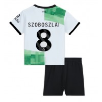 Dětský Fotbalový dres Liverpool Szoboszlai Dominik #8 2023-24 Venkovní Krátký Rukáv (+ trenýrky)